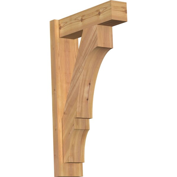 Ekena Millwork Balboa Block Smooth Outlooker, Western Red Cedar, 5 1/2"W x 18"D x 30"H OUT06X18X30BOA05SWR - main